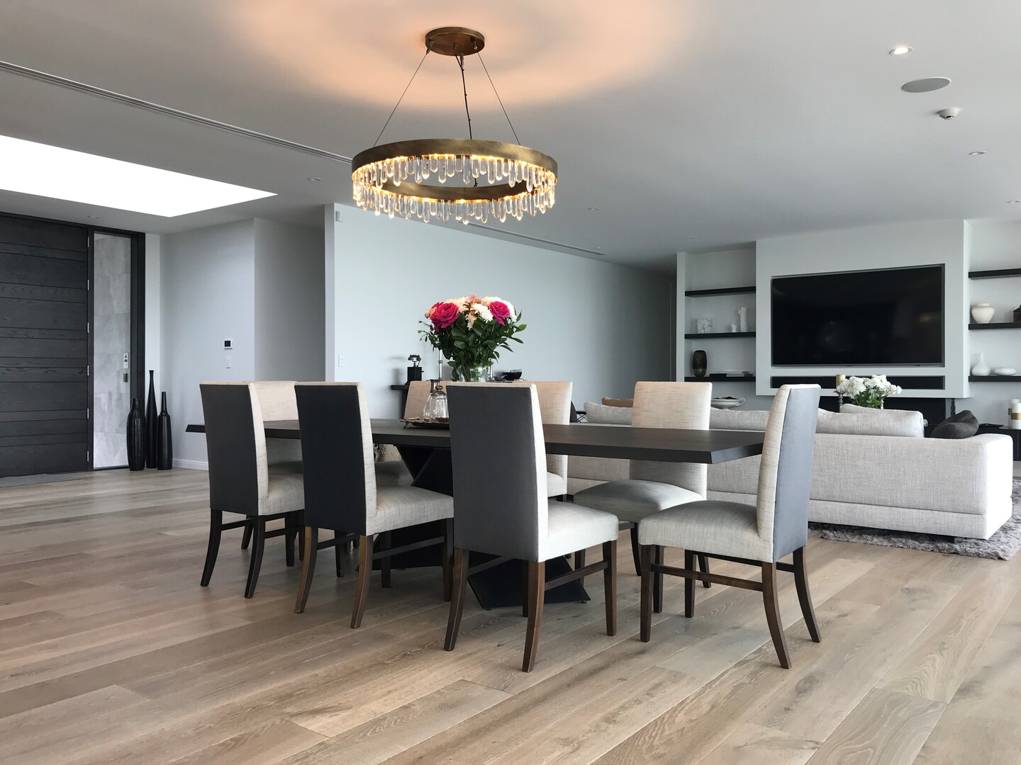 a hardwood floor installed at a home in Christchurch, New Zealand