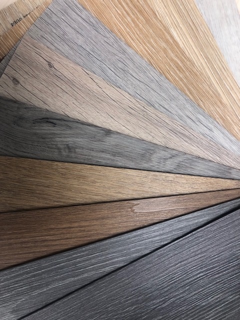 various types and colours of hardwood flooring